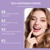 Purple Cleaning Tooth Powder, Fine Powder And Gentle Protects Teeth, Cleans Stains And Odors 30G