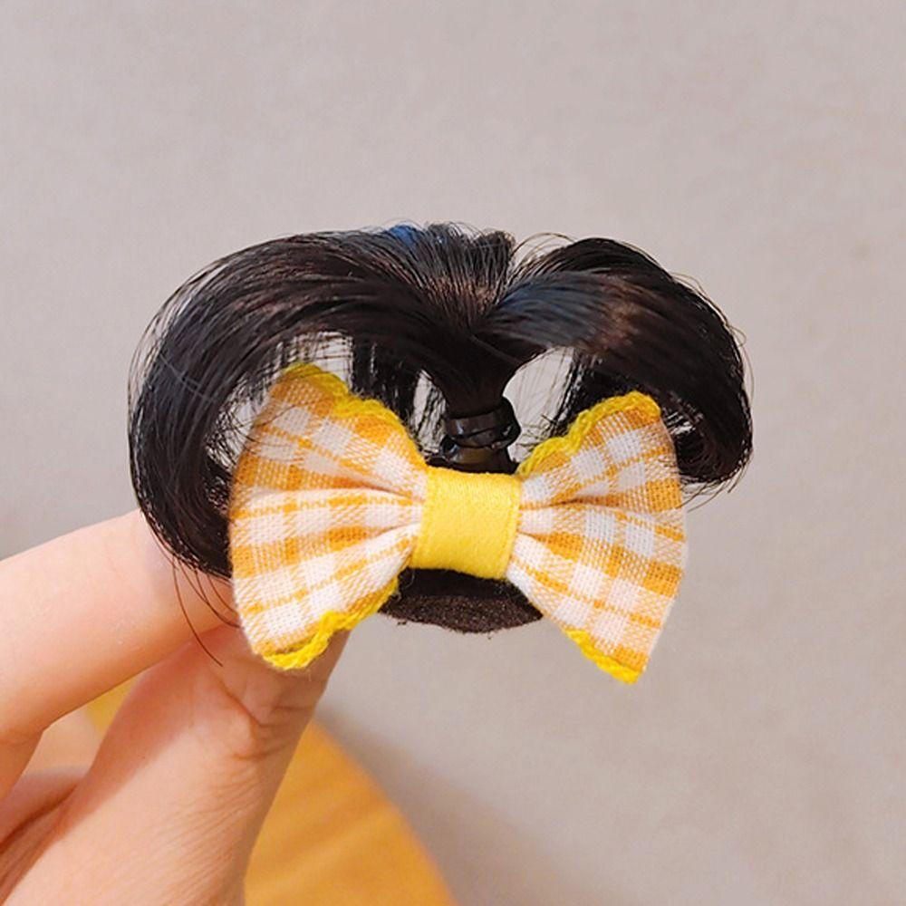 Funny Kids Wig Hairpin Headdress Flower Bow Hair Clip Headwear Baby Girl Hair Clip  Newborn