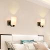 Modern LED European Style Glass Lampshade E27 Indoor Wall Lamp for Bedroom Corridor Living Room Decorative Bedside Light