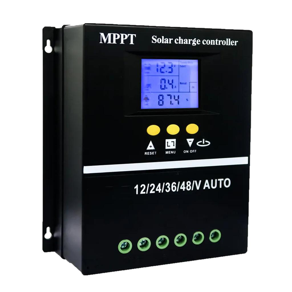 Automatic Solars Charging Controllers 200A MPPT High Efficiency for Camping Outdoor Use With Overloads Protective