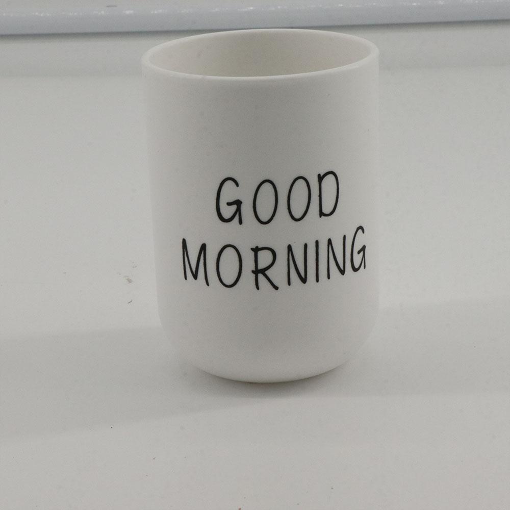 Milch Getränkehalter Tasse Tasse Küche Kaffeetasse Guten Morgen Tasse Badezimmerzubehör Waschbecher