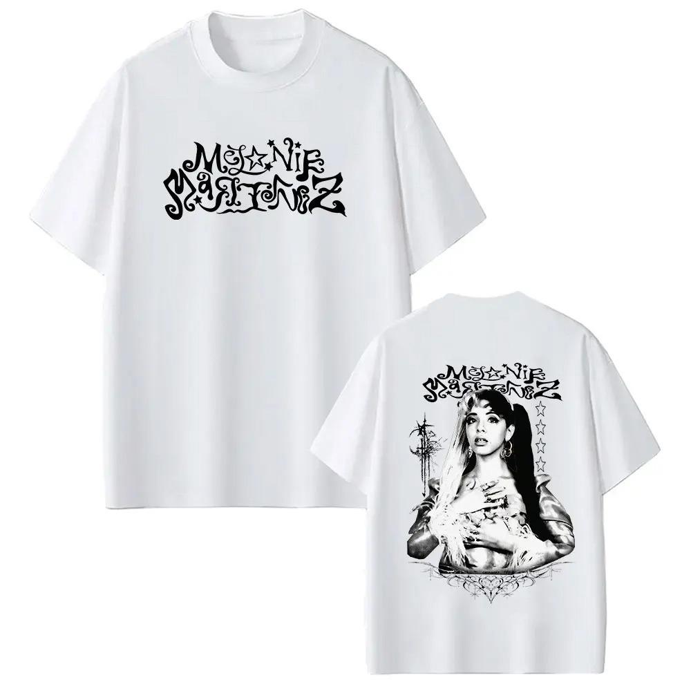 2026 Summer Singer Melanie Martinez Heads Album Print TShirt Unisex Women Hip Hop Pop Aesthetic Vintage Short Sleeve Tshirts