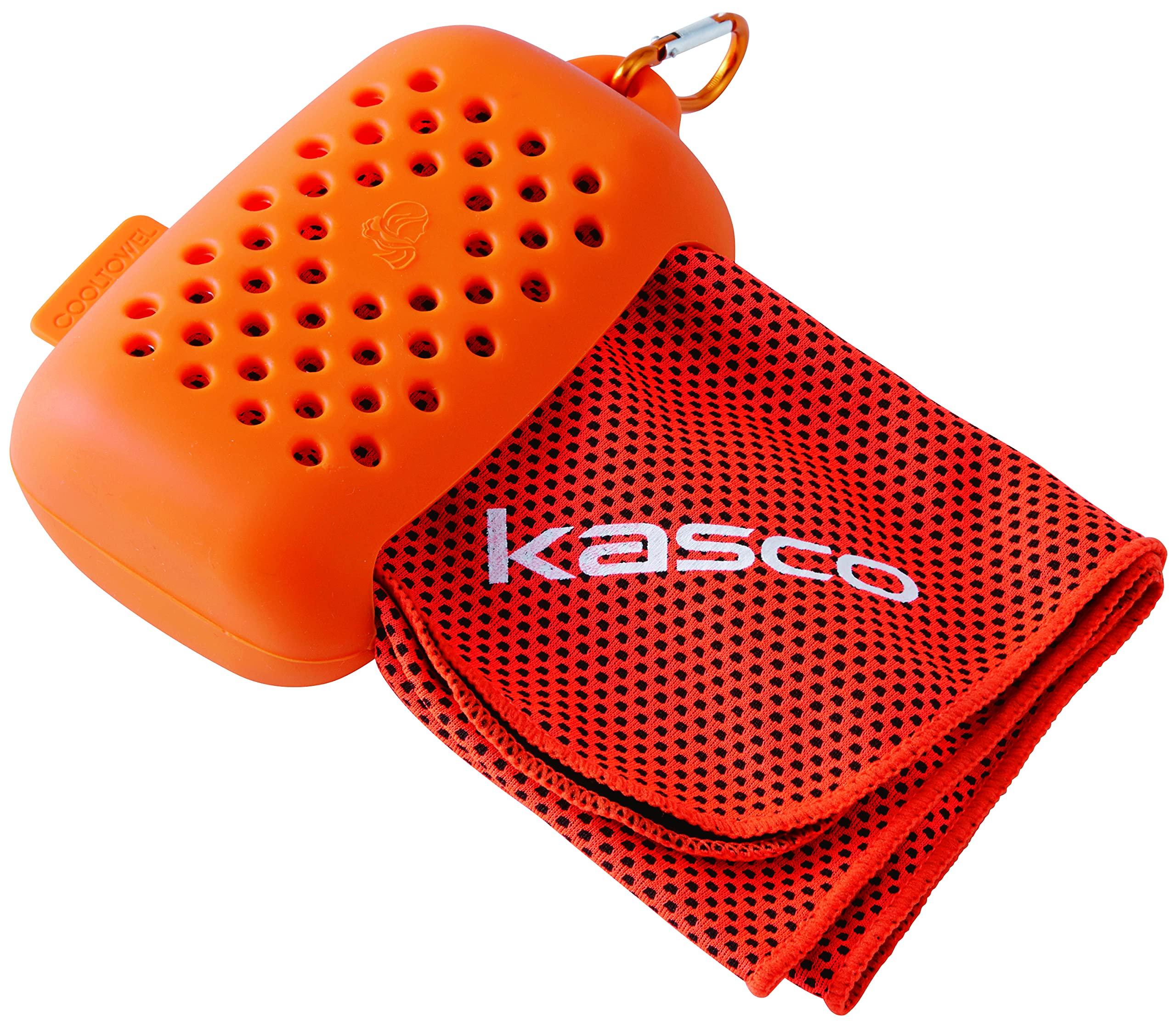 

Kasco Cool Towel with Free Size Carabiner, KCTW-2015, Orange, Japan, оранжевый