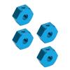 4pcs 110 RC Wheel Hex Hubs Nut 14mm Aluminum Wheel Hex Drive Hub for AMMRA Big Rock for Typhon for
