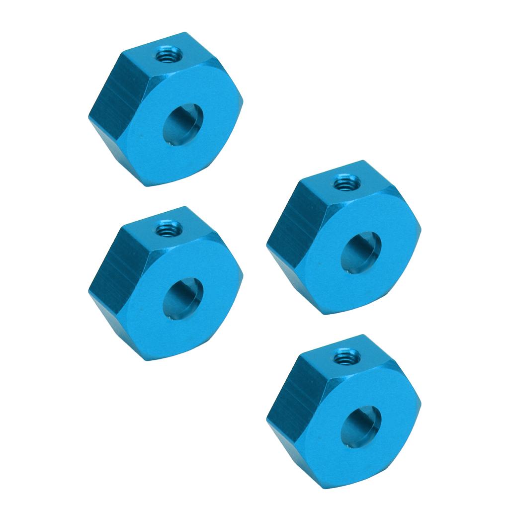 4pcs 110 RC Wheel Hex Hubs Nut 14mm Aluminum Wheel Hex Drive Hub for AMMRA Big Rock for Typhon for