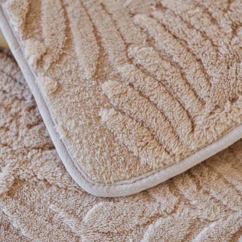 1PC Leaves Jacquard Sofa Cover Nordic Winter Sofa Towel Covers Non-slip Warm Plush Universal Couch Slipcovers for Living Room