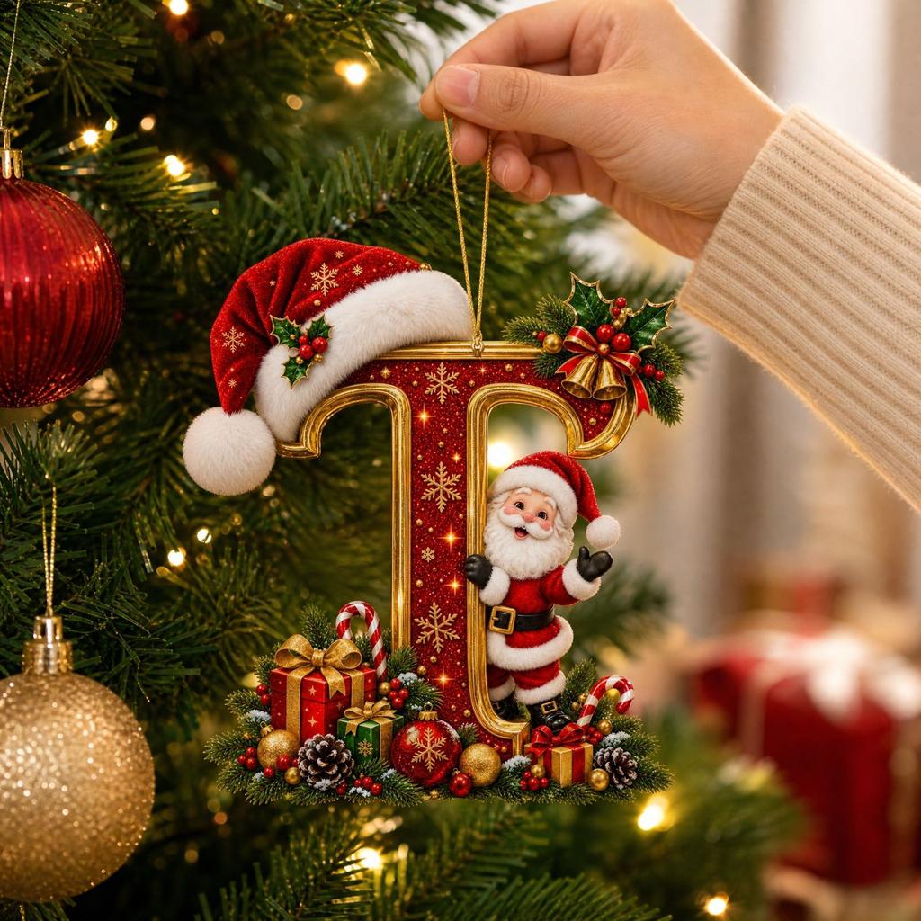 Christmas Acrylic Hanging Ornament for Holiday Tree Decor and Festive Home Display