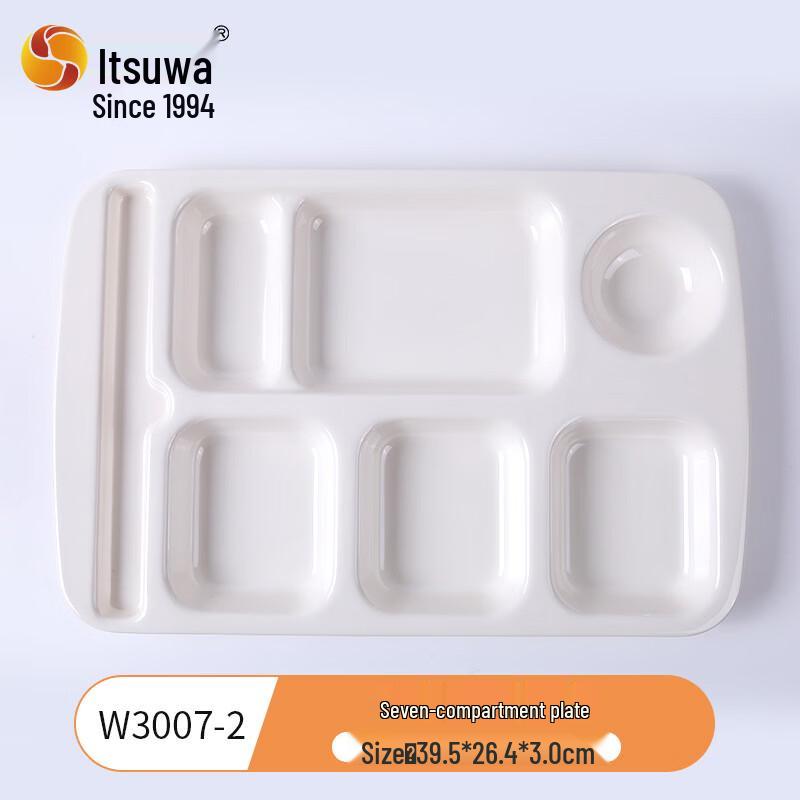 WUHE A5 Melamine Divided Meal Plate