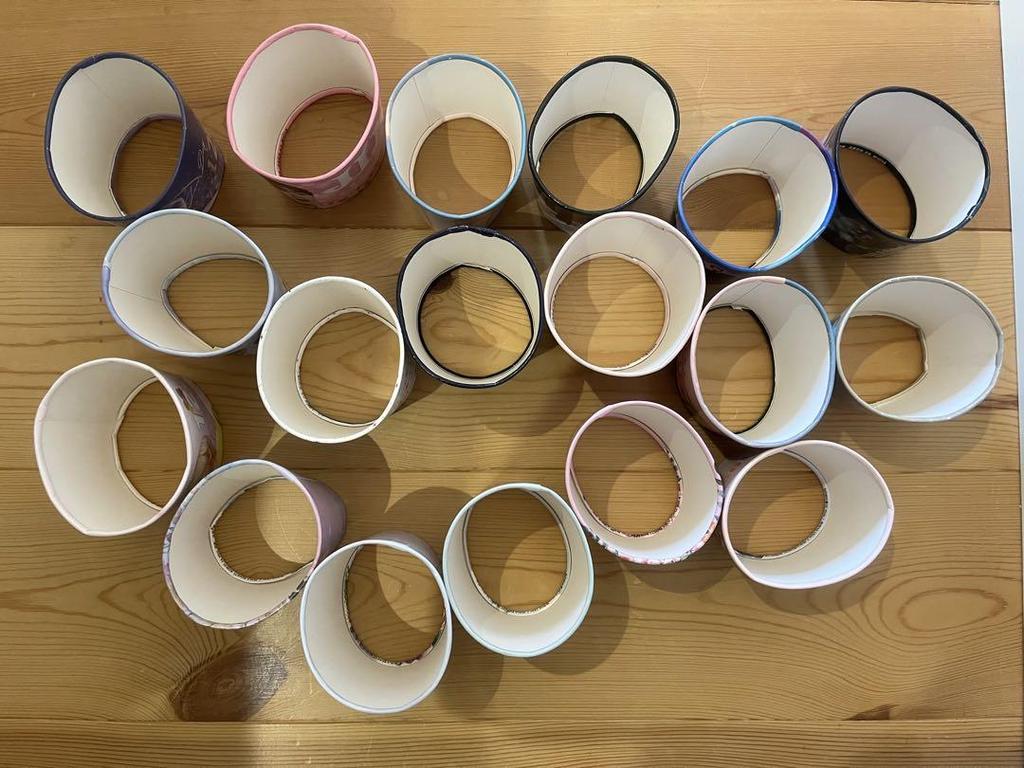 [USED] BTS Birthday Cup Cup Holder V Jimin Jin Set of 19