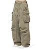 Mimdeowodeulobeu Double Knee Parachute Cargo Pants_Khaki