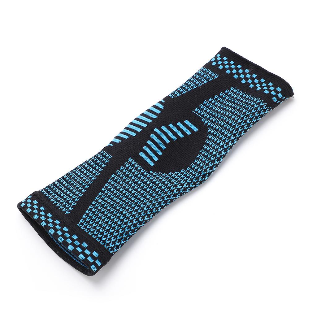 Ankle Brace Nylon Stretch Knit Lightweight Breathable Blue Ankle Bandage Wrap for Men Women Sports Foot