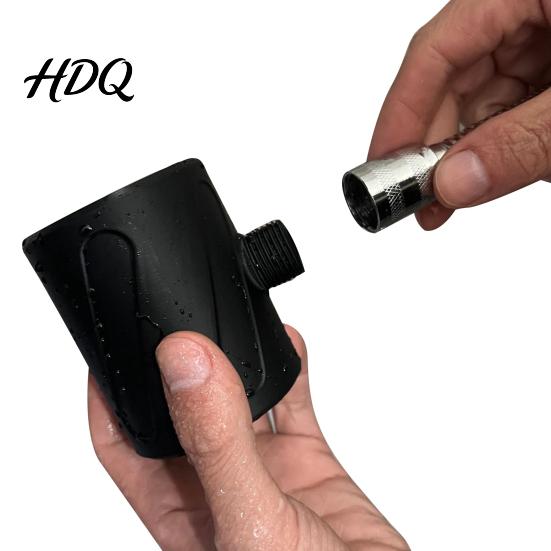360-degree Shower Head High Pressure Handheld 3D Printed Flushing Adjustable Spray Cleaning Spiral Nozzle for Men Bathroom Accessories All-round