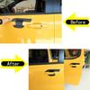 Matte Black Exterior Door Bowl Cover Trim Decor Bezels for Ford Ranger
