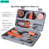 35Pcs/set Socket Wrench Auto Repair Tool Combination Package Mixed Tool Set Hand Tool Kit with Plastic Toolbox Storage Case