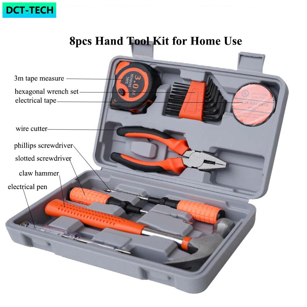 35Pcs/set Socket Wrench Auto Repair Tool Combination Package Mixed Tool Set Hand Tool Kit with Plastic Toolbox Storage Case