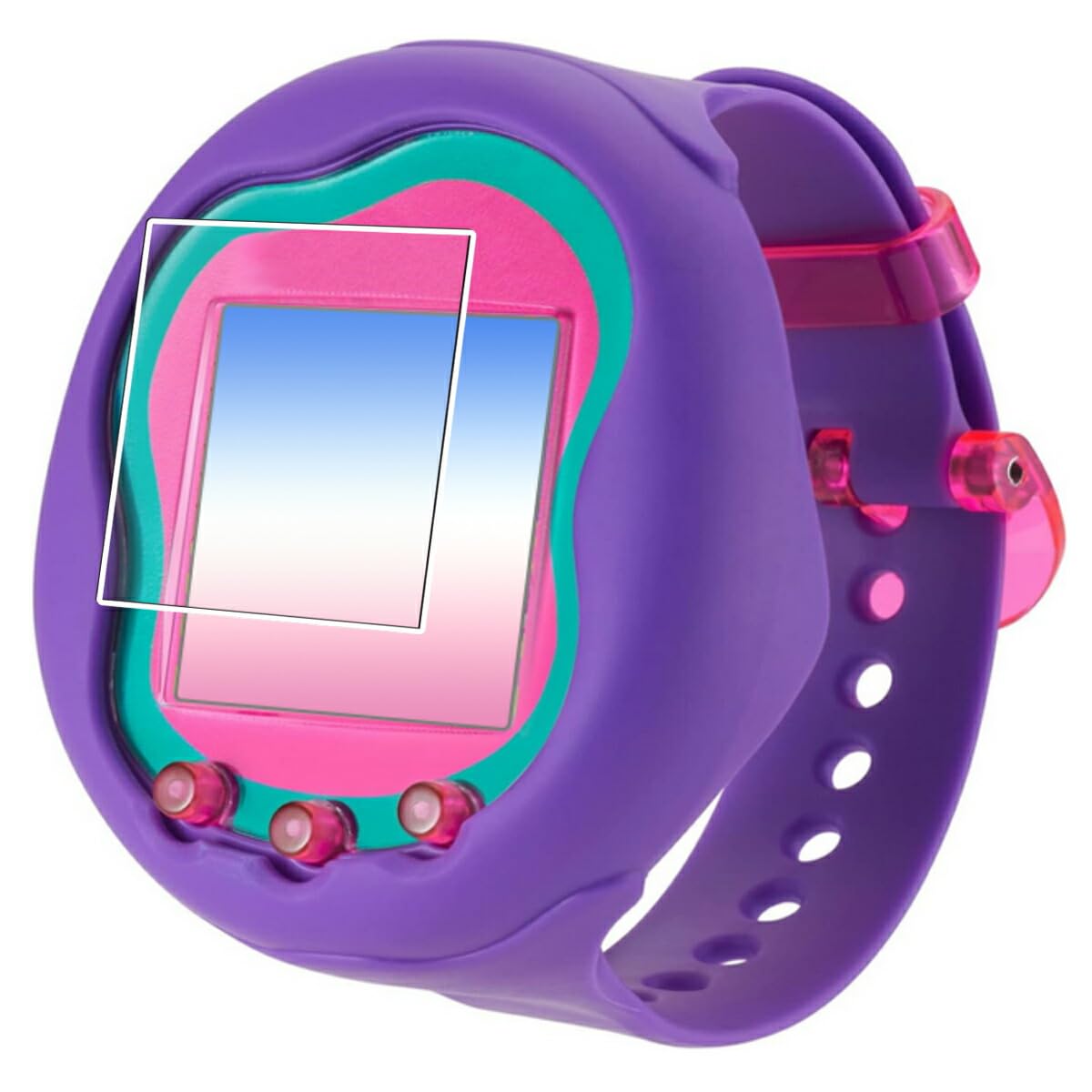 

CLEARVISTA Захисна плівка для екрана Tamagotchi Uni Твердість Удар Синій світло Екран Зроблено в Японії [Набір 2] [Висока 10H, Поглинання, Блокування, Антибактеріальна,