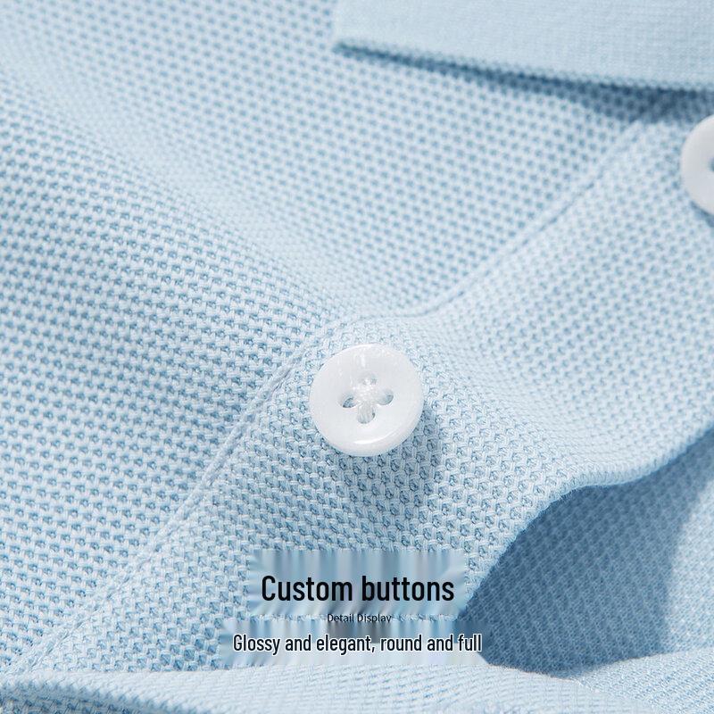 Hodo Men's Luxury Linen & Silk Blend Polo Shirt