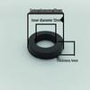 Silicone Rubber Gasket for Water Heater Pipes and Hoses