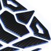 Universal Motorcycle Gas Fuel Oil Tank Pad Stickers Protector Tank Traction Pad(blue Edge)