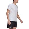 adidas T Shirts Men's White Crew Neck Moderate GK4320
