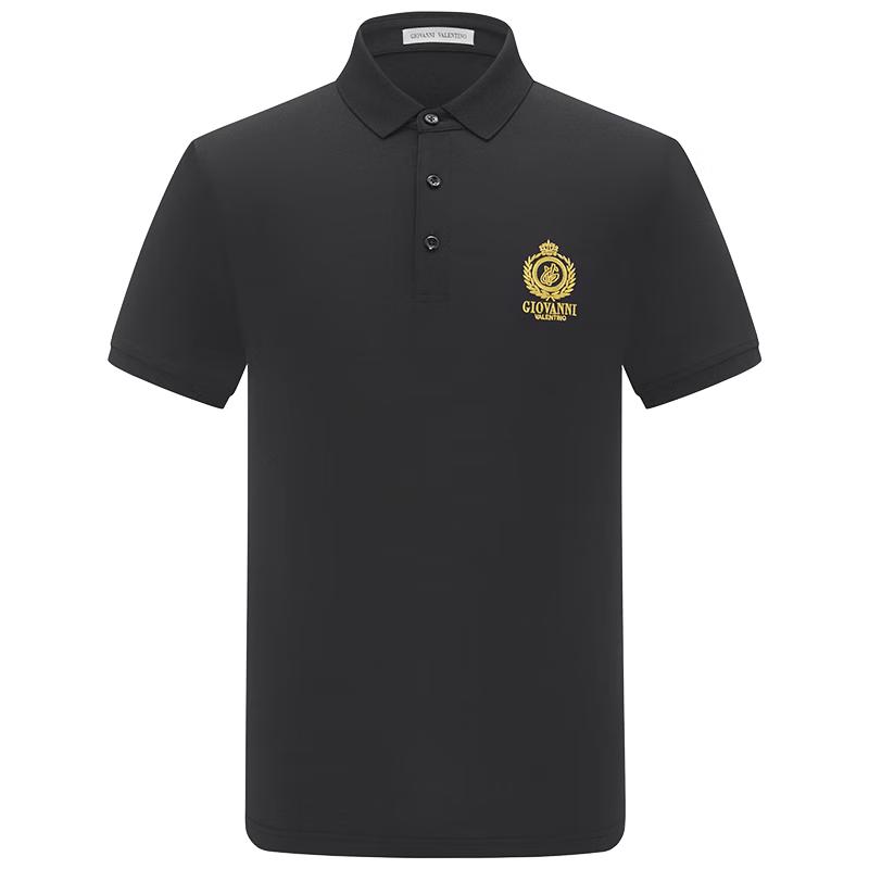 GIOVANNI VALENTINO Men s Moisture-Wicking Business Casual Polo Shirt 2XL