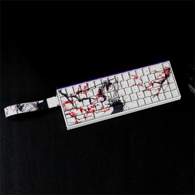 Original Profil Tastenkappen PBT Material Farbsublimation Seitendruck Tastenkappe Für Kleine Mechanische Tastaturen 60% 68% Layout