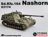 PLATZ Dragon Neo Dragon Armor WW2 Germany Nashorn Camouflage 132 Painted Finished Product DRR63174 1/72 Sd.Kfz.164 3-color No. (tank)