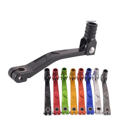 10 Mm Folding Shifter Shift Lever Universal For Honda XR CRF 50 70 100 125 Dirt Bike Red  Aluminum Alloy