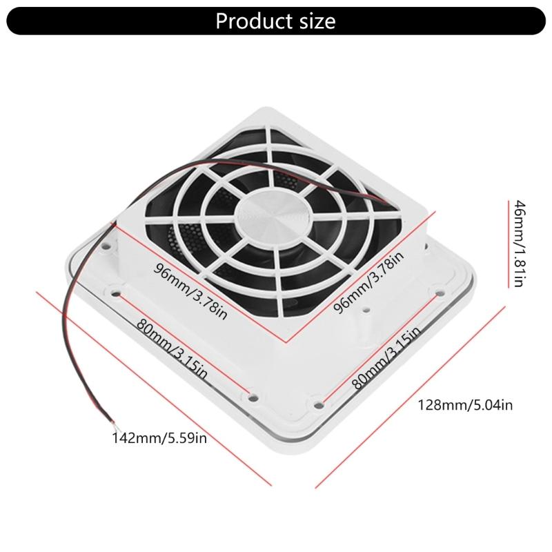 Motorhome Exhaust Fan With Advanced Airflows Technology Low Noise Design Weatherproof Suitable For Motorhome Ventilation