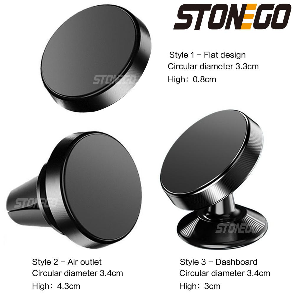 Magnetic Car Phone Holder Air Vent Mount Luxury Stand Adjustable Universal Smartphone Bracket Support