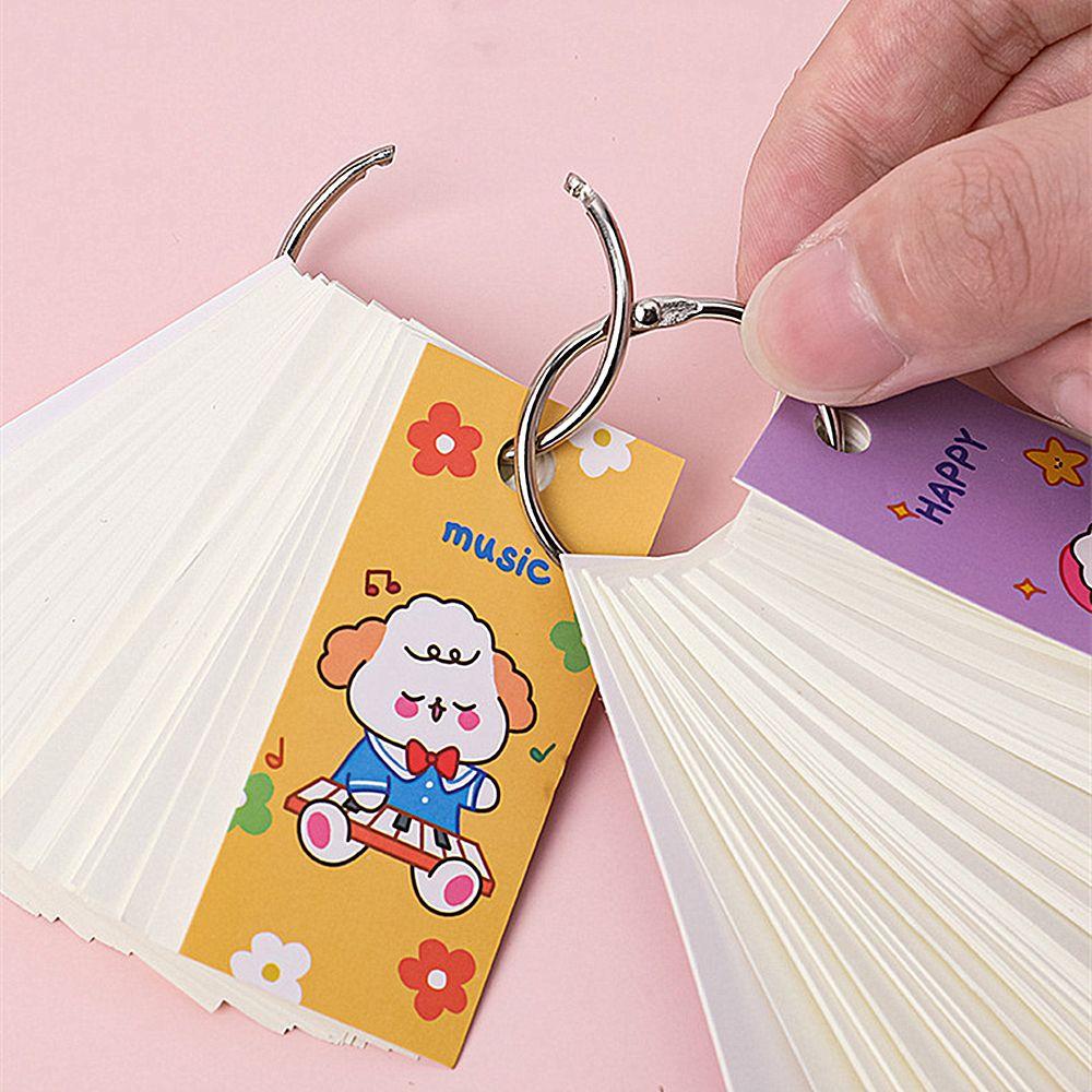1PC Stationery Binding Portable Memo Pad Notebook Loose-Leaf Coil