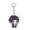 Bungo Stray Dogs Acrylic Keychain Dazai Osamu Edogawa Rampo Nakajima Atsushi Kawaii Exquisite Bag Decoration Keyring Pendant