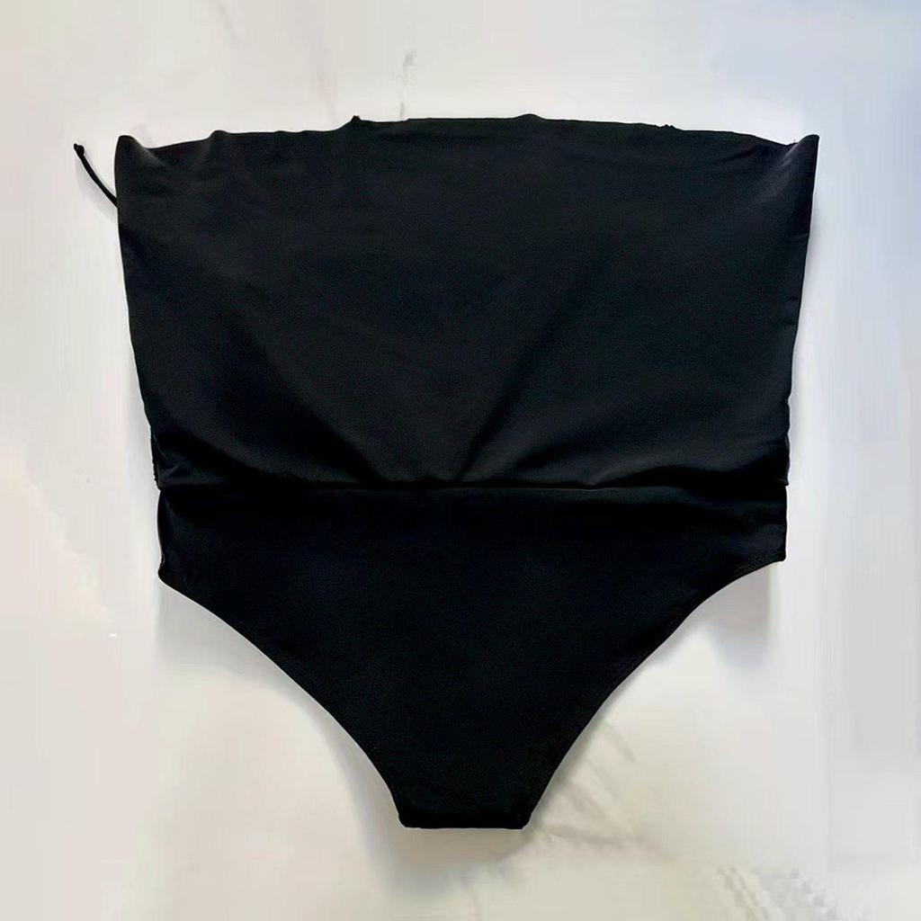Solid Color Lace-up Skirted Bikini - Sexy European & American Style 2022.
