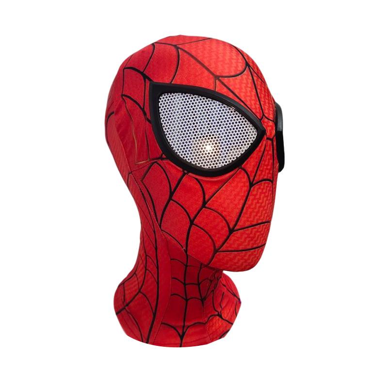 Erwachsenenmaske Spinnenkopfbedeckung Lustige Gesichtsmaske TikTok Live-Stream Requisite Albernes Kostüm Avengers Stil Party Cosplay Kapuze