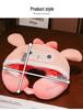 Hooded Cartoon U-Shaped Travel Neck Pillow with Hat - Gift for Girls