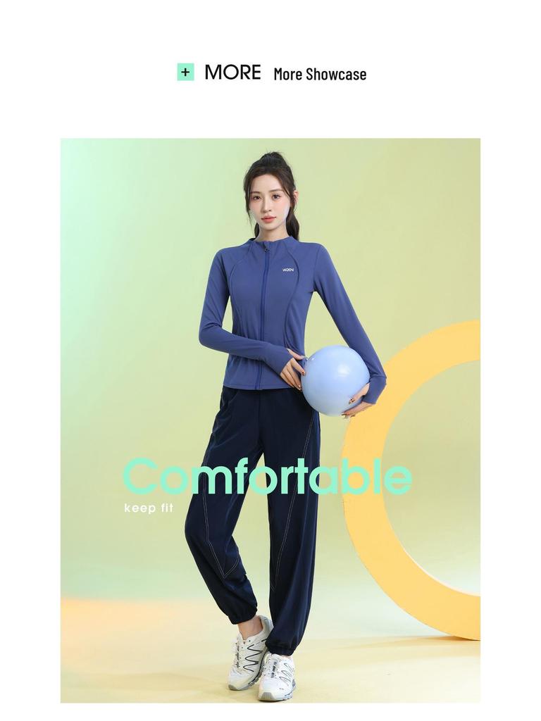 Women's Quick-Dry Long Sleeve Yoga Set - Spring 2025 Fitness Apparel