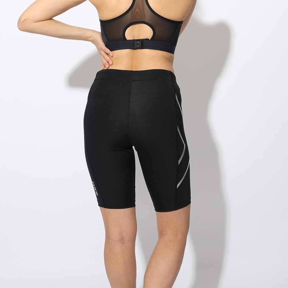 2XU PWX COMPRESSION SHORT Size PWX Compression Shorts WA4176B-BLK/SIL-S Women's