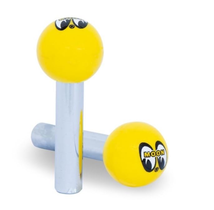 

Moon Eyes Ручки дверных замков в виде глазного яблока, набор из 2 штук - MOONEYES Ручки дверных замков в виде глазного яблока, кастомные детали жёлтый