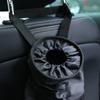 Car Trash Bag with Adjustable Strap for Vehicle Seat Back Storage Reusable Washable Portable Car Garbage Container with Leakproof Design