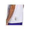 Adidas Lil Stripe Basketball Tee Cartoon Print Short Sleeve T-Shirt Men Tops White IC1864