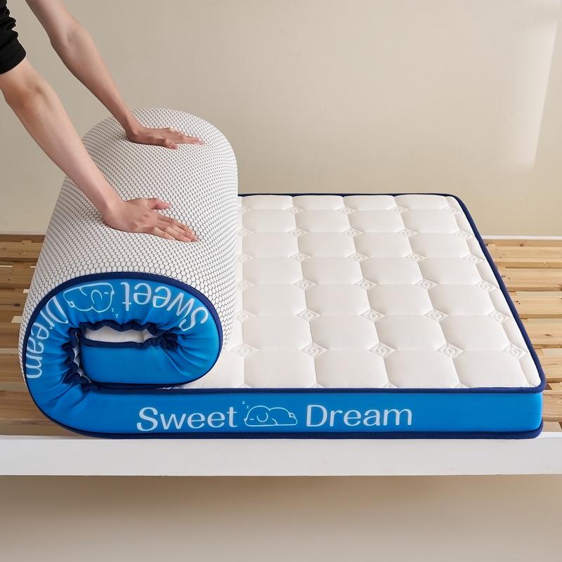2026 New Milk Silk Latex Memory Foam Mattress for Dormitory Bunk Bed, Non-slip Single Size for Rental Rooms