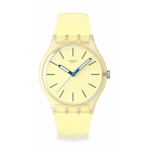[Swatch] Hodinky NEW GENT BIOSOURCED CITRUS TILT SO29J102 Unisex Žluté
