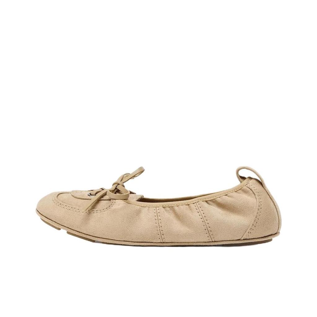 Zara Fashionable Comfortable Casual Flats Women Flats Sand-Brown 2825510107