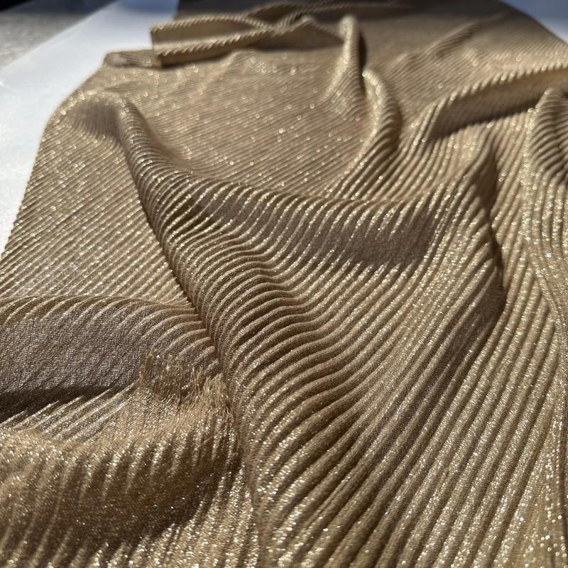 Women's Pleated Scarf Crinkle Cotton Long Muffler Crumpled Shawl Femme Hijab Golden Thread Shimmer Muslim Hijab