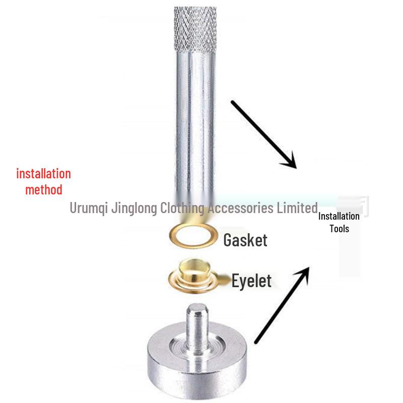 Manual Eyelet Punch Tool for Leather and Metal Rivets