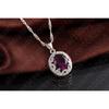 Crystal Pendant Necklace Earrings Ring Cubic Zircon Trendy Party 925 Sterling Silver Jewelry Sets Women New Design