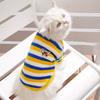 Rainbow Striped Pet Clothing Hoodie Design Pet Sweatshirt New Pet Costumes