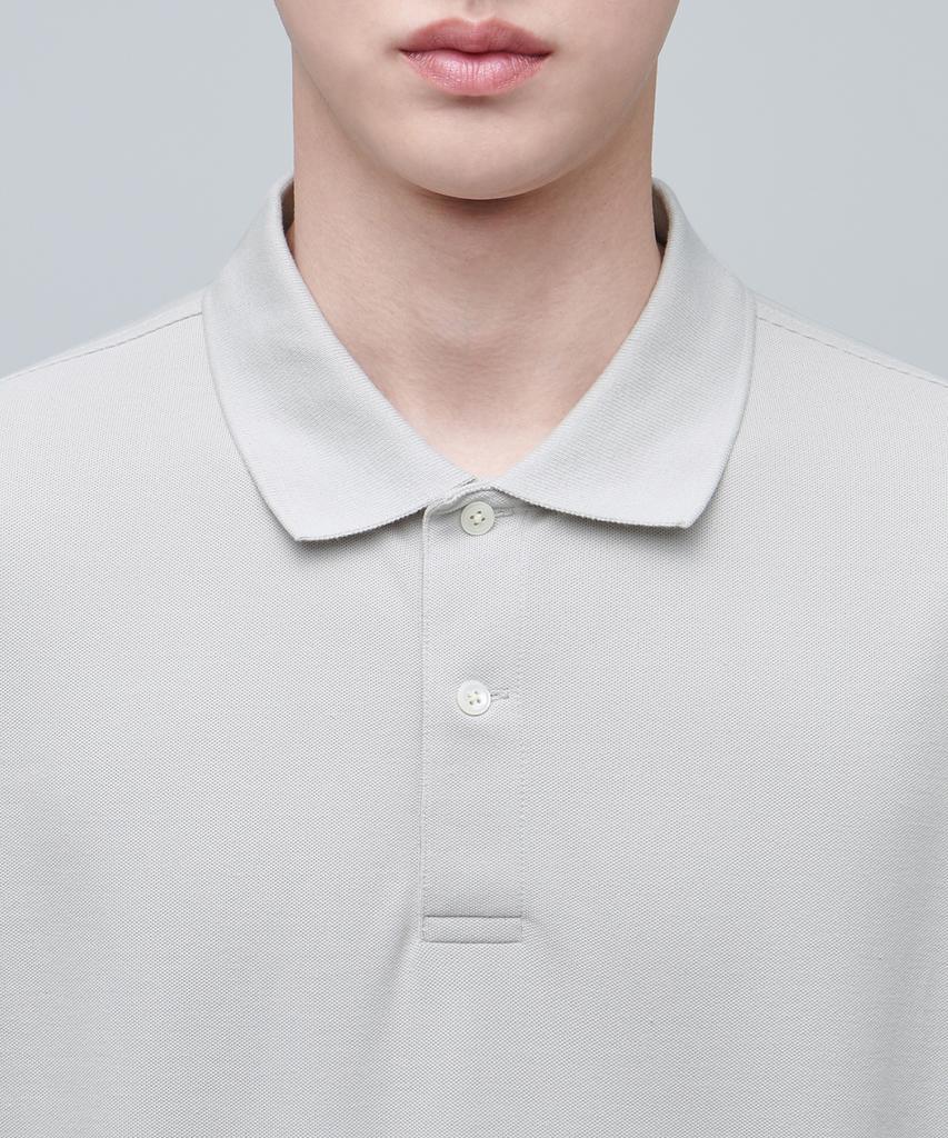 MUSINSA STANDARD [Cooltandard] Pique Polo Shirt [Mushroom]