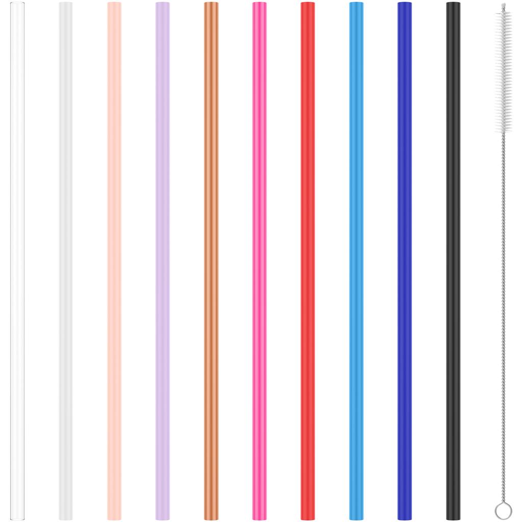 10Pcs Color Changing Cups Plastic Straw/Cup Large Capacity Cold Drinking Cup Fashion Water Bottle Party Travel Beverage Mug