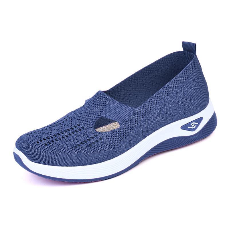 Summer Women's Anti-Slip Breathable Lightweight Shoes for Middle-Aged and Elderly Moms
